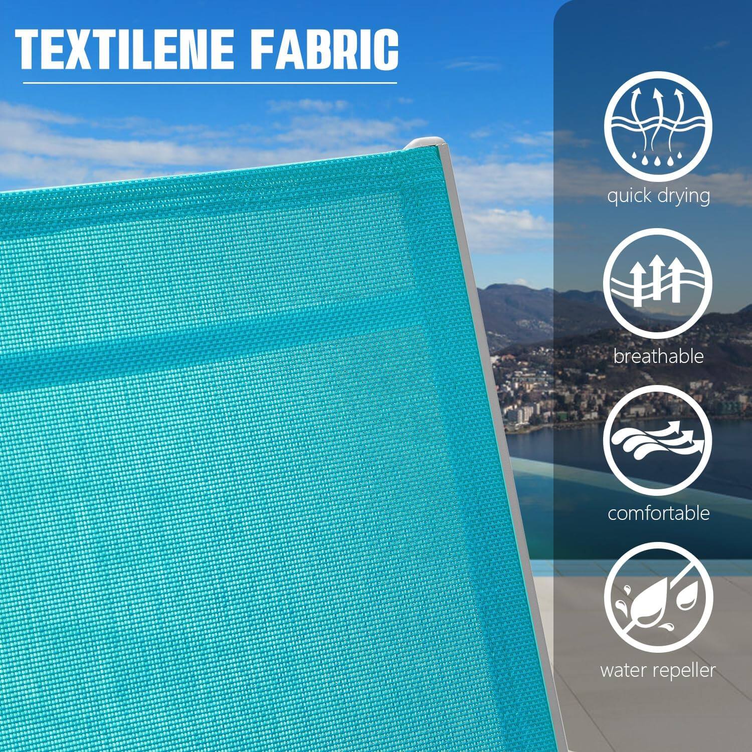 TEXTILENE FABRIC

- quick drying
- breathable
- comfortable
- water repellent