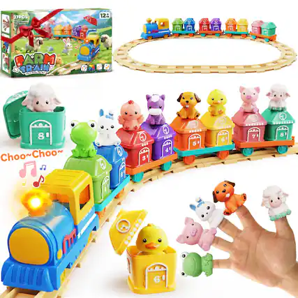 37PCS
FARM TRAIN
12m
Choo~Choo~