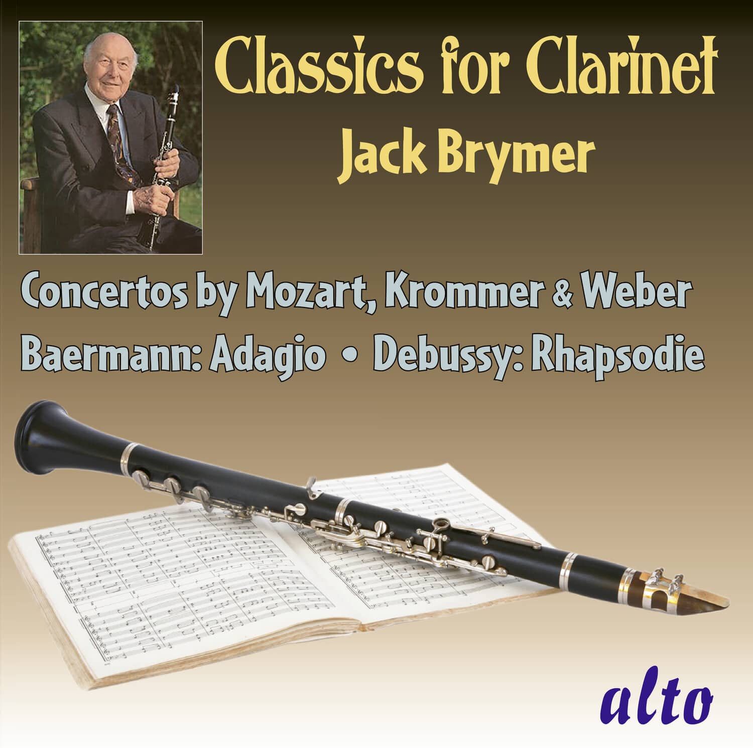 Jack Brymer - Classics for Clarinet   - COMPACT DISCS [CD] price history on PriceWatchPro