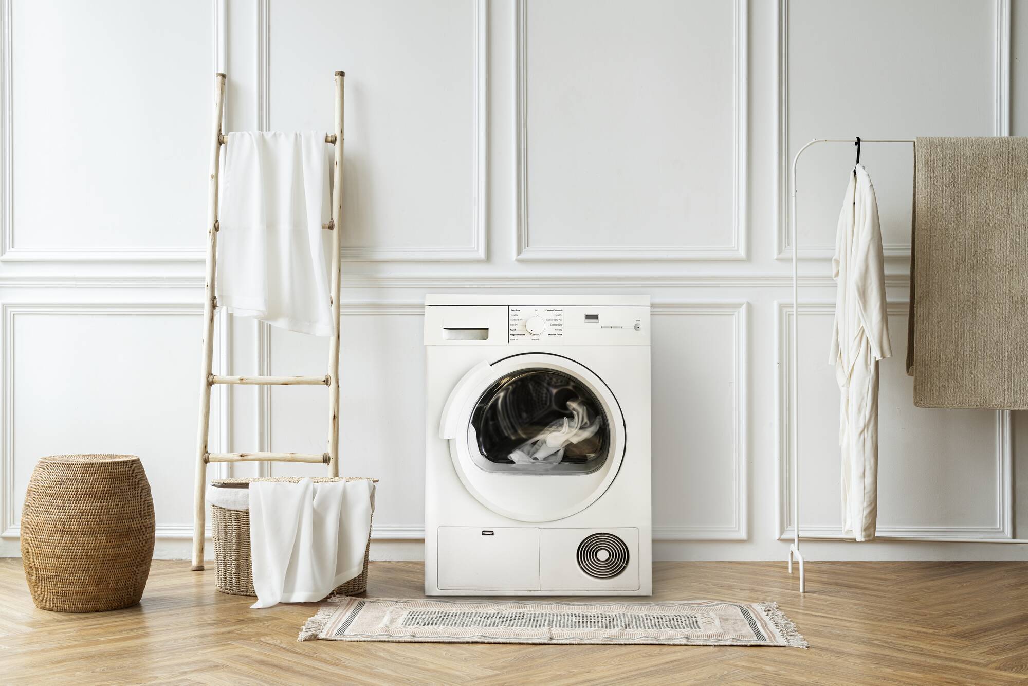 Alt View 1. BreeBe - 2 PCS 52x108' Rod Pocket with Back Tab Privacy Curtain Pair White - White.