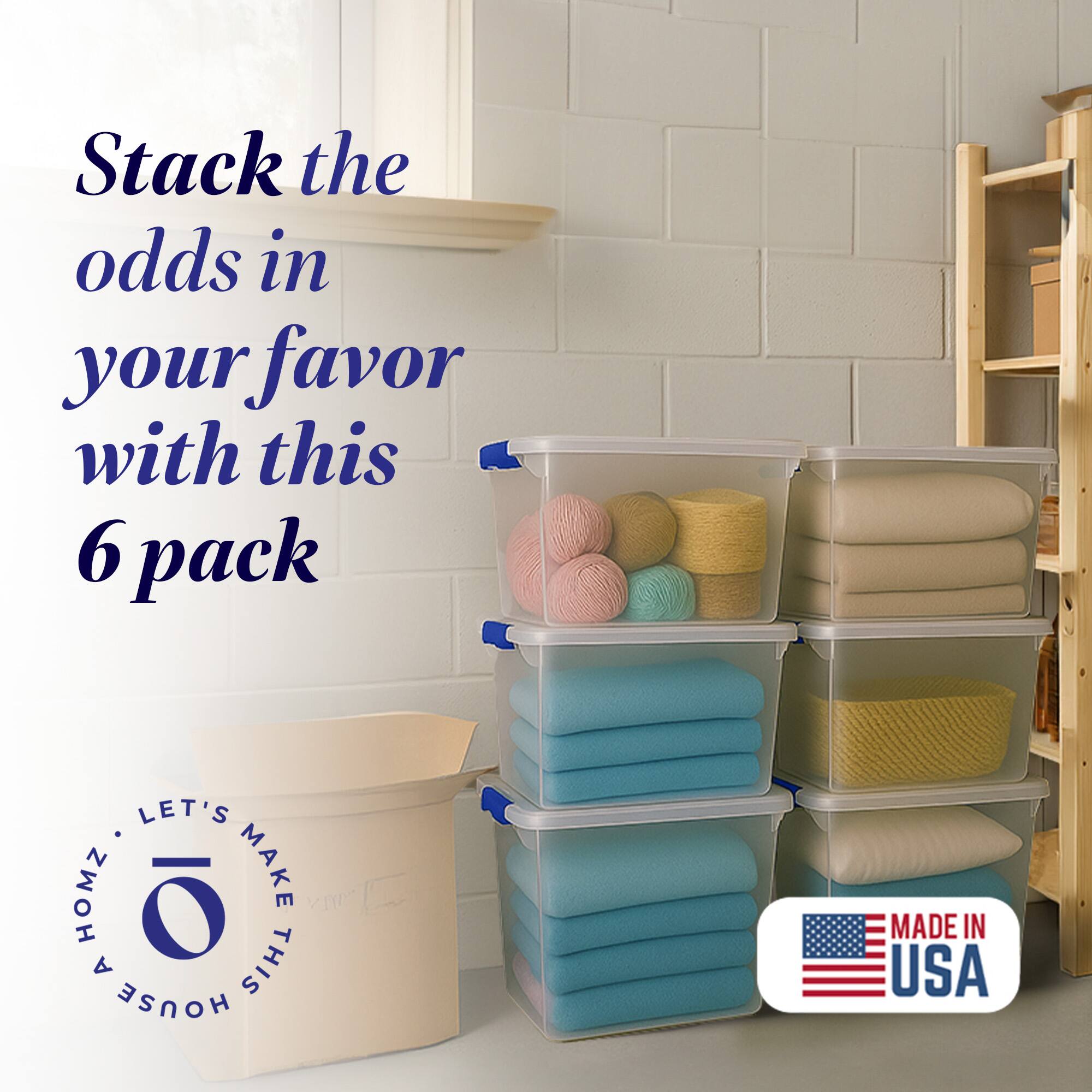 Stack the odds in your favor with this 6 pack

LET'S MAKE THIS HOUSE

MADE IN USA