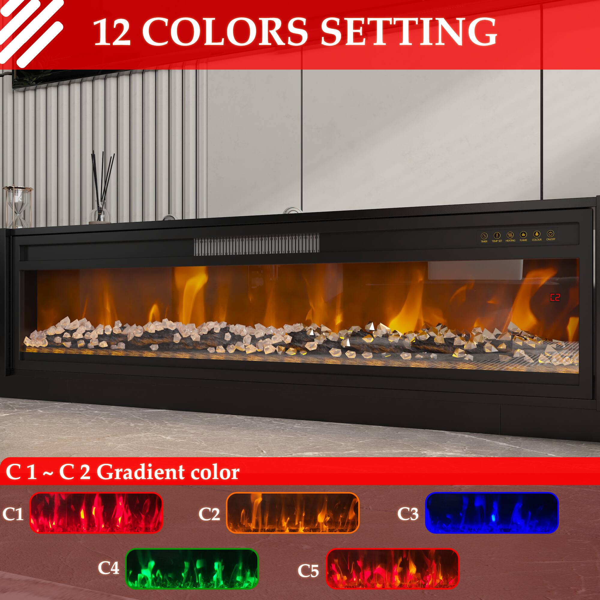 12 COLORS SETTING

C1 ~ C2 Gradient color

C1
C2
C3
C4
C5