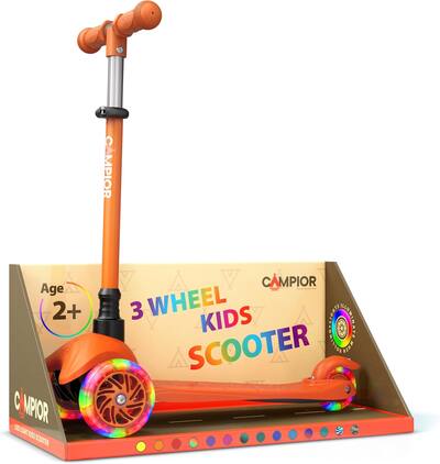 Campior Mini 3 Wheel Kids Scooter – LED Wheels, Lean to Steer Campior Mini 3 Wheel Kids Scooter – LED Wheels, Lean to Steer