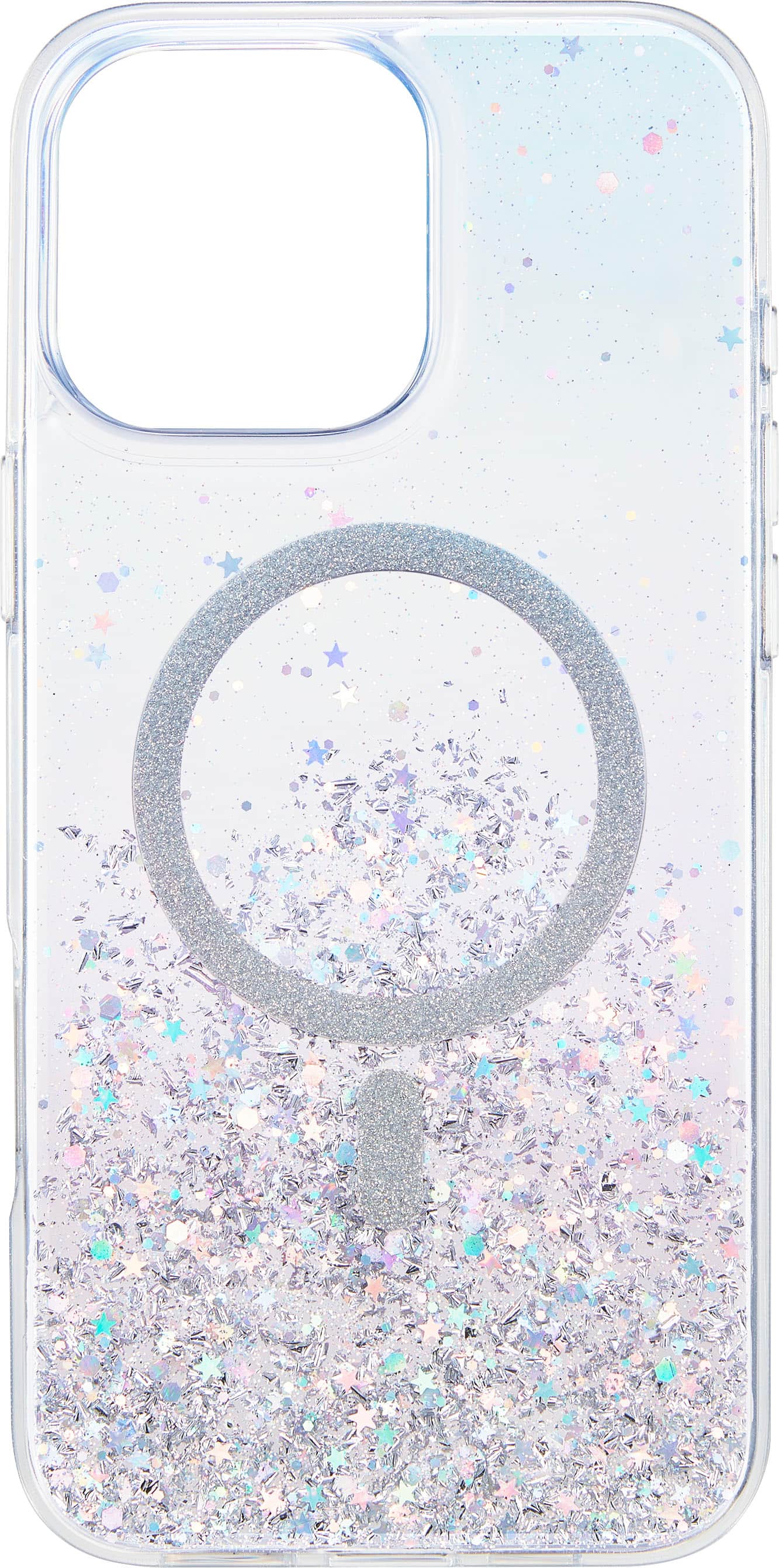 Alt View 18. Insignia™ - Hard-Shell Case with MagSafe for iPhone 16 Pro Max - Glitter.