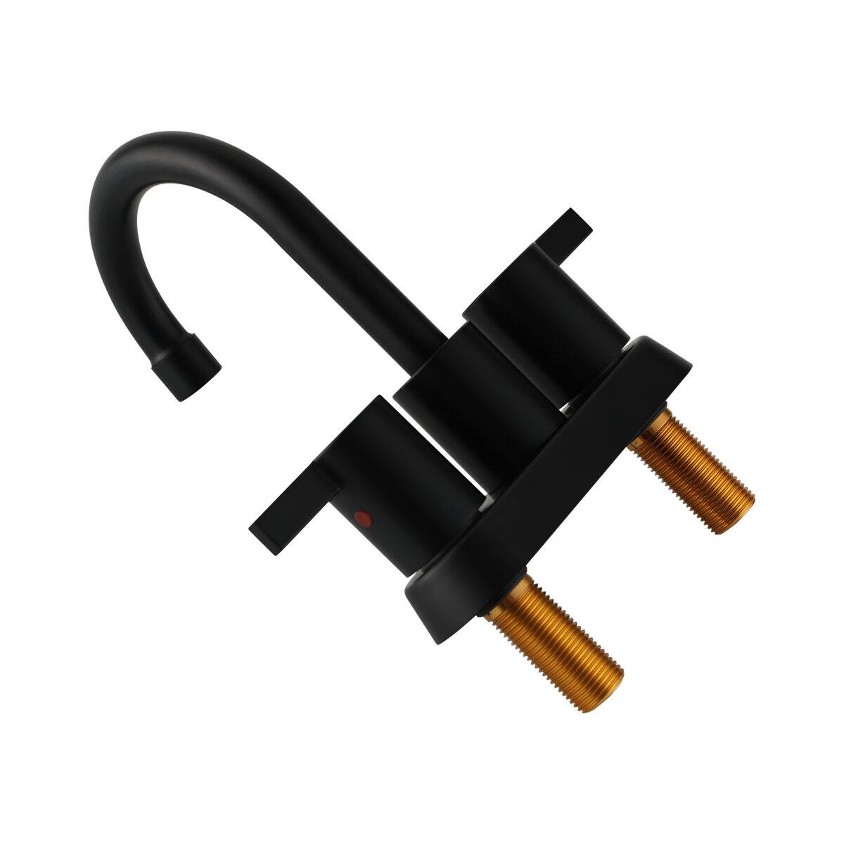 Back. Bothwa Home - Bothwa home  Bathroom Faucet For bathroom Sink  With Two Handles - Matte Black.