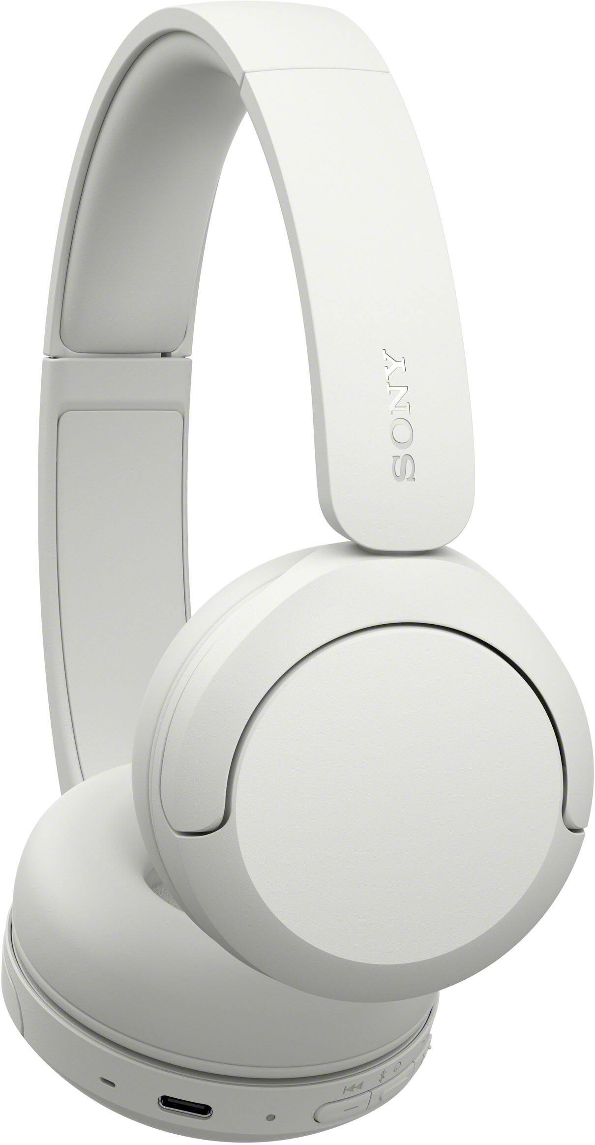 Alt View 1. Sony - WH-CH530 Wireless Headphone with Microphone - White.