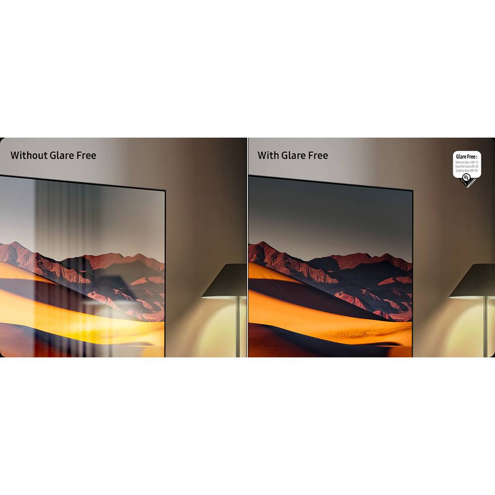 Without Glare Free

With Glare Free

Glare Free:  
Anti-Reflective Glass  
Anti-Glare Technology