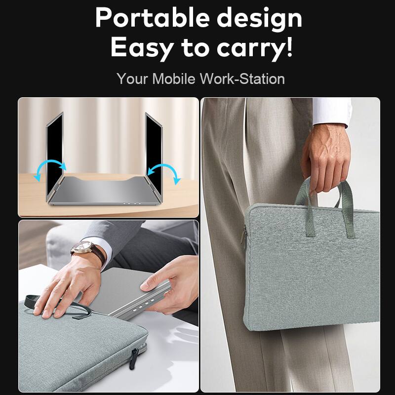 Portable design  
Easy to carry!  
Your Mobile Work-Station