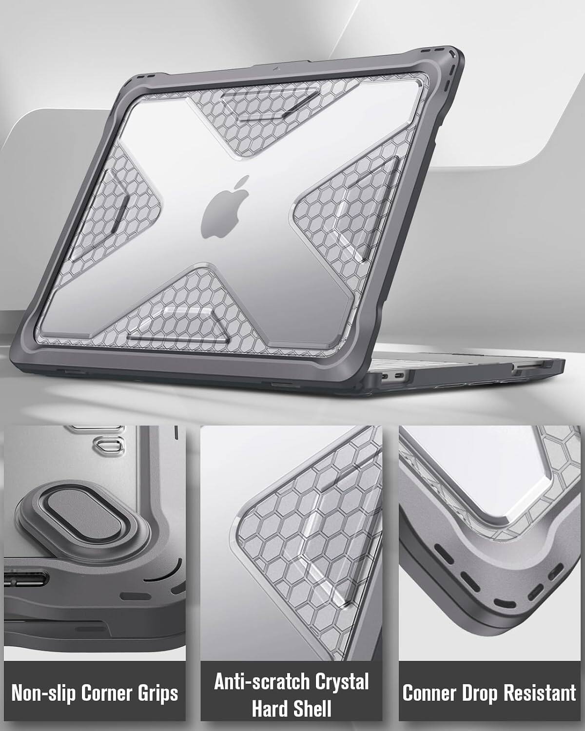 Anti-scratch Crystal Non-slip Corner Grips Hard Shell Corner Drop Resistant