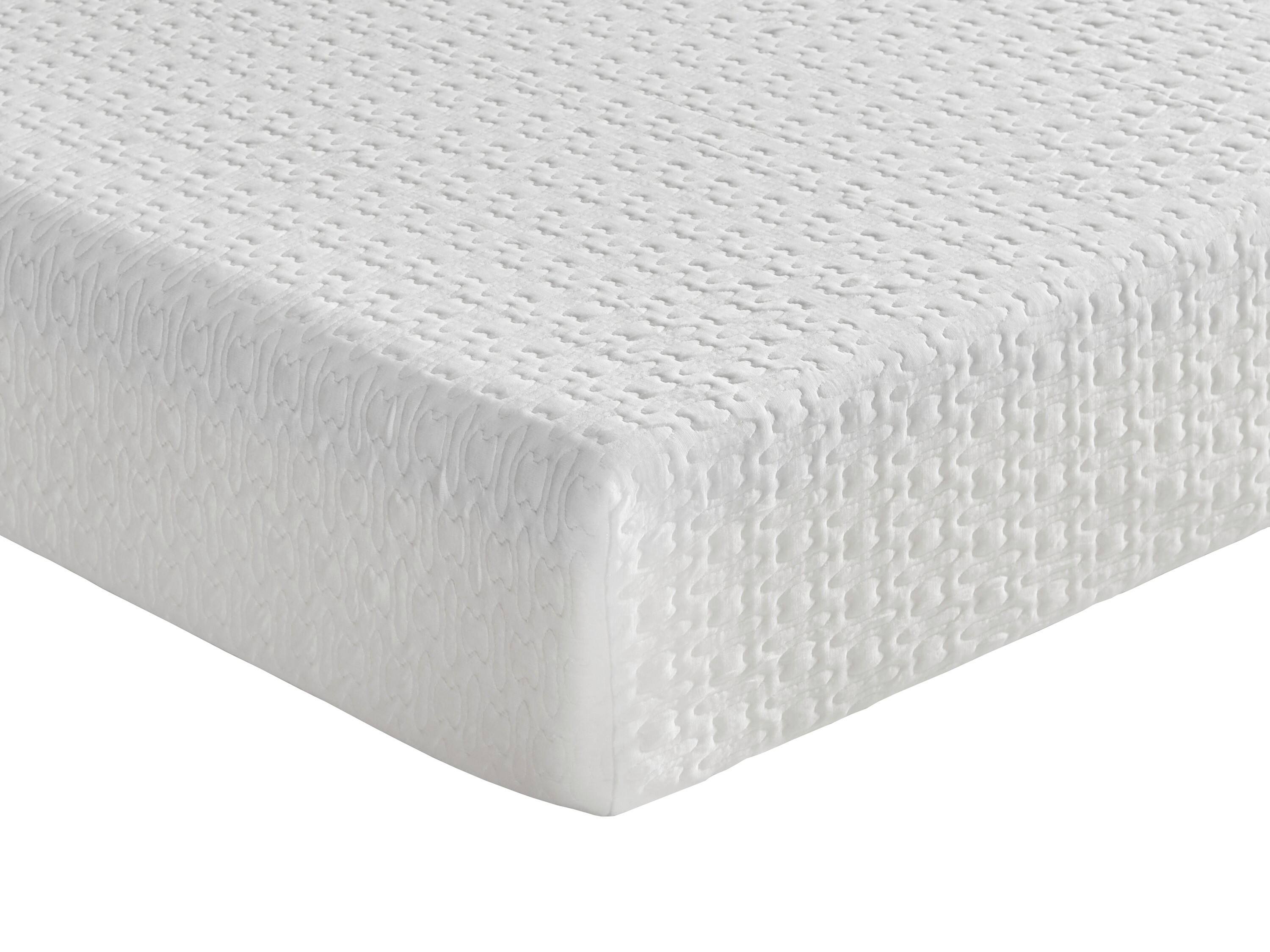 Left. TinyHomie - 8-inch Twin Size Bed Mattress Gel-Infused Memory Foam Mattress Firm White Mattress in a Box - White.