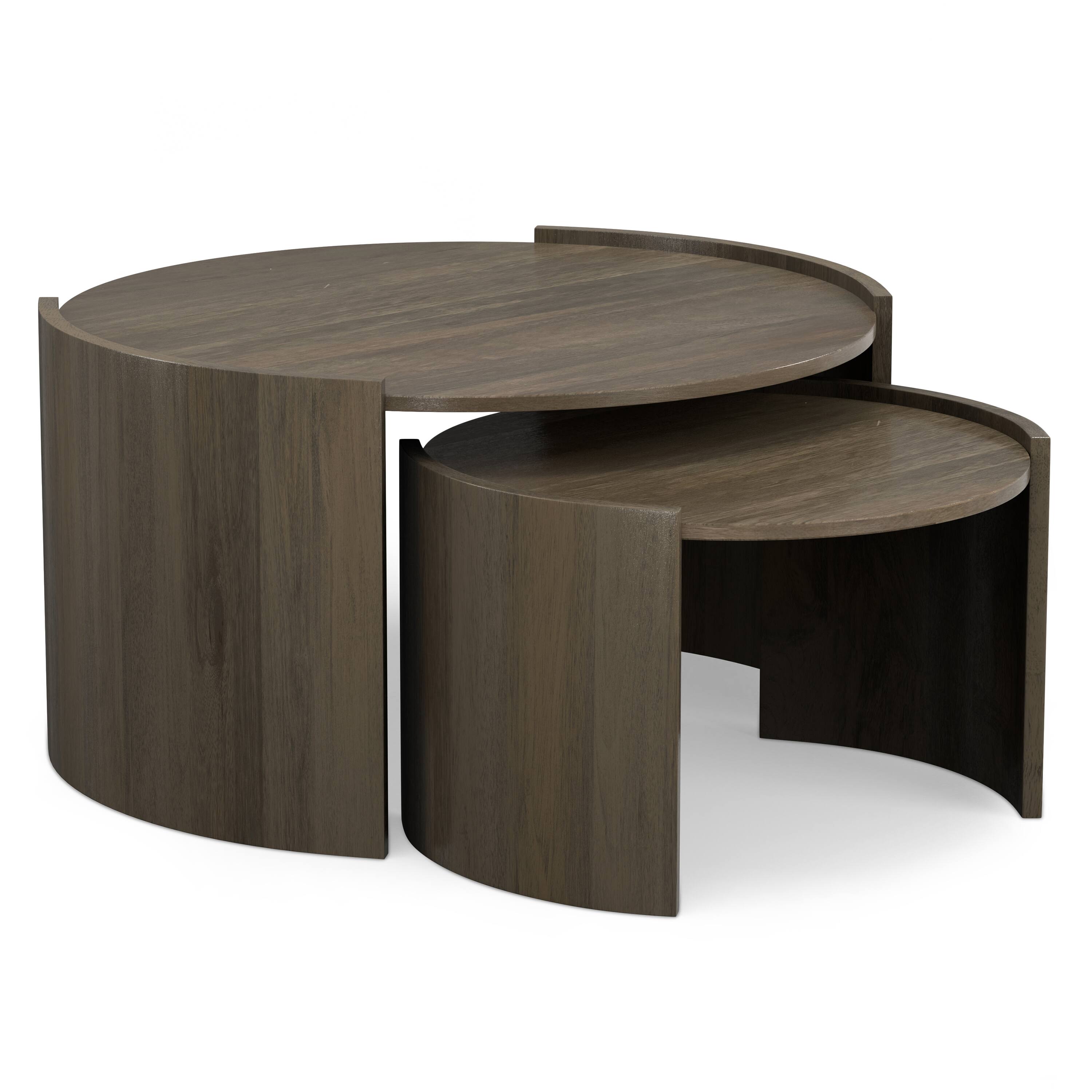 Grey Wood Coffee Table
