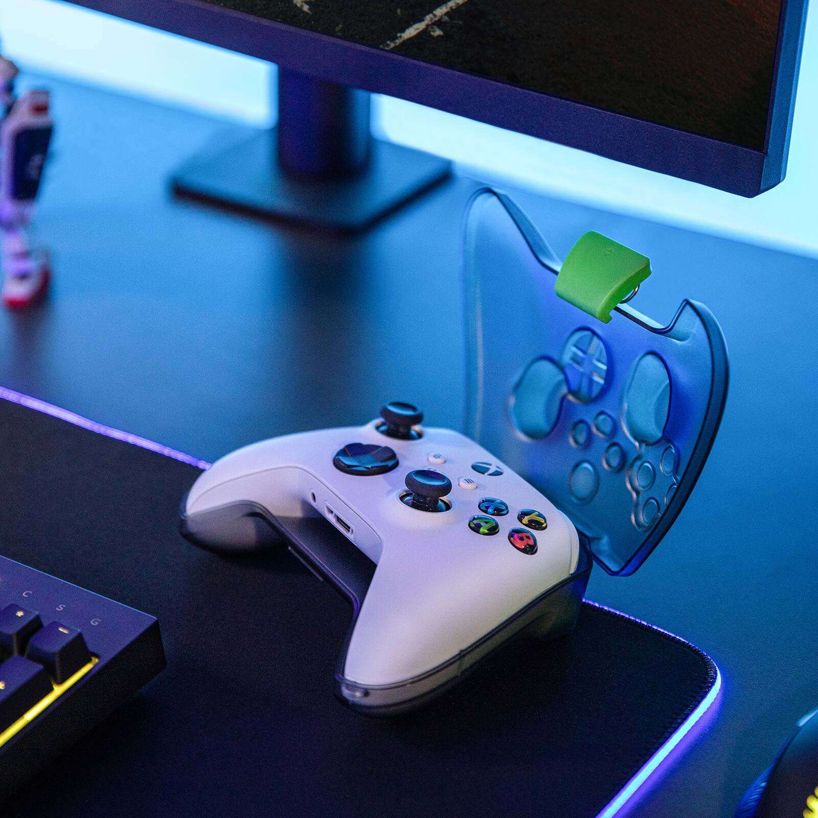 Alt View 6. tomtoc - tomtoc Protective Case for Xbox Series X/S Controller, Hard Shell Joystick Protector for Microsoft Xbox Core Controller - Black.