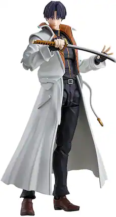 Front. PopMarket - Tamashii Nations - Rurouni Kenshin - S.H.Figuarts - Aoshi Shinomori Action Figure - COLLECTIBLES - Multicolor.