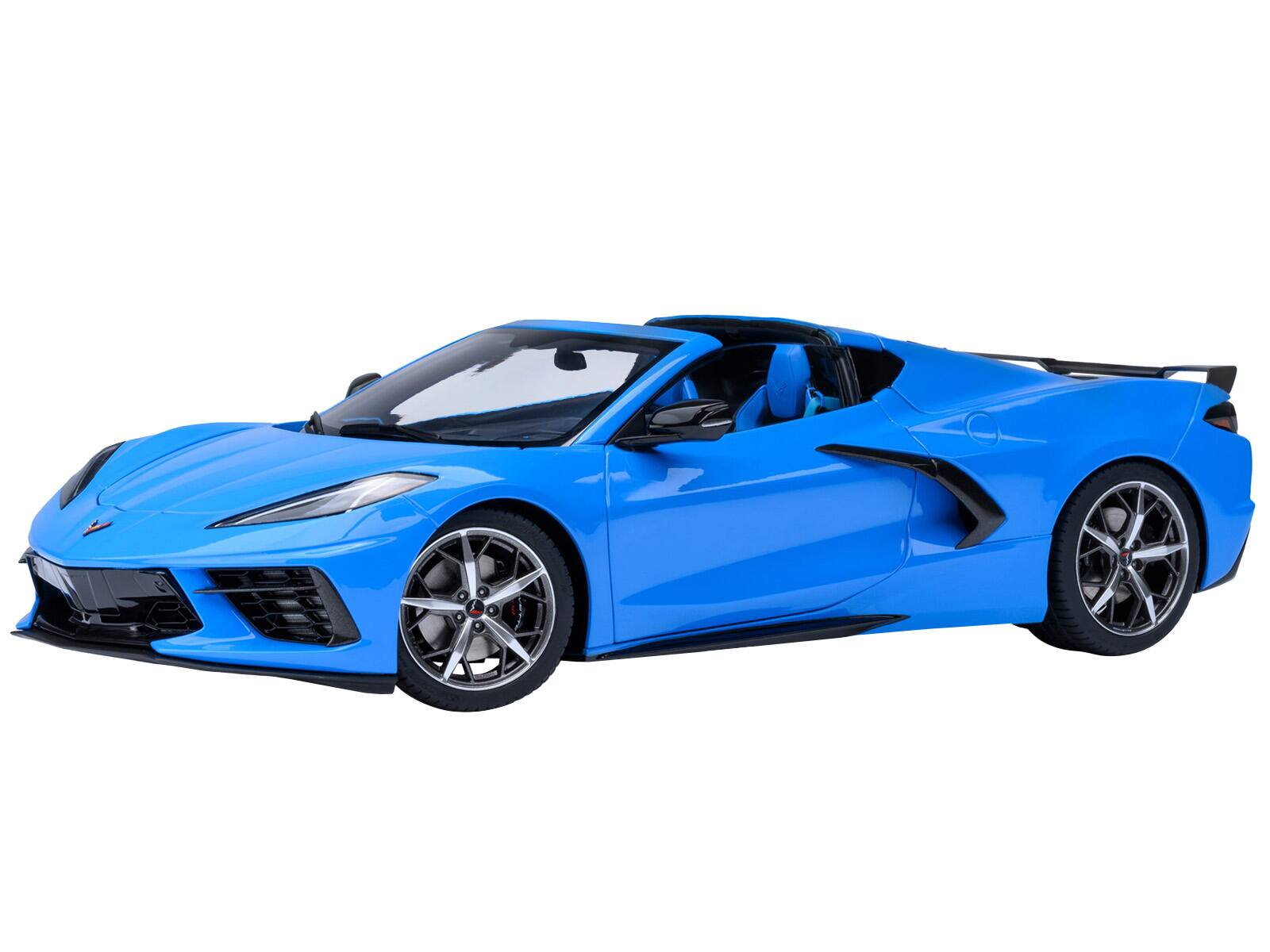 Alt View 1. Autoart - 2020 Chevrolet Corvette C8 Stingray Rapid Blue 1/18 Model Car by Autoart.