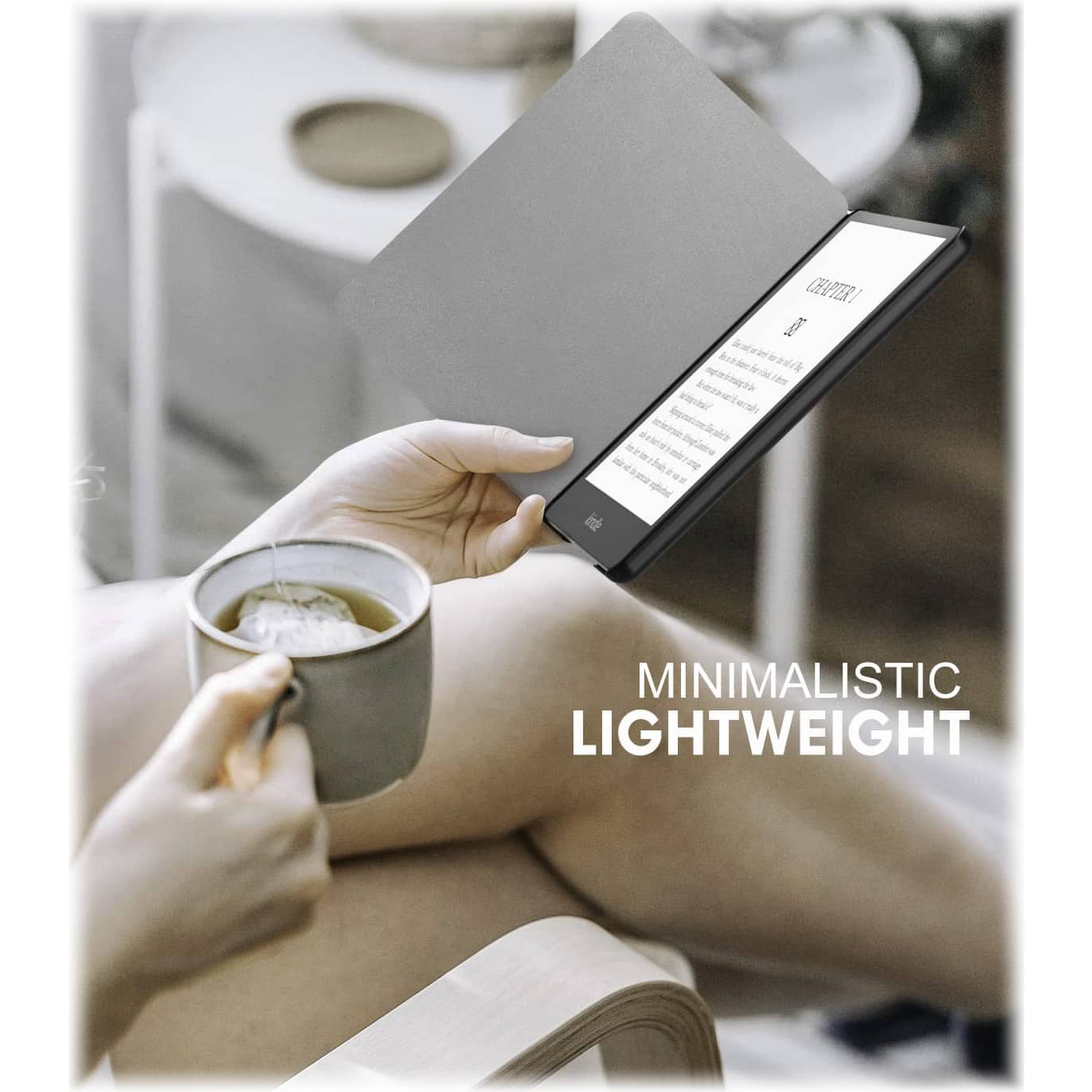 Alt View 12. SaharaCase - Venture Series Case for Amazon Kindle Paperwhite (11th Gen, 2021-2022) & Signature Edition (2022) - Black.