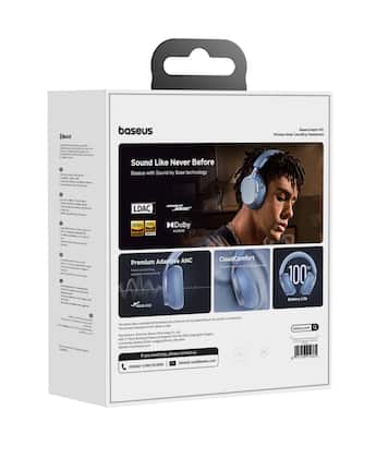 Baseus Inspire XH1 Adaptive Noise Cancelling Headphones, Sound by Baseus Inspire XH1 Adaptive Noise Cancelling Headphones, Sound by