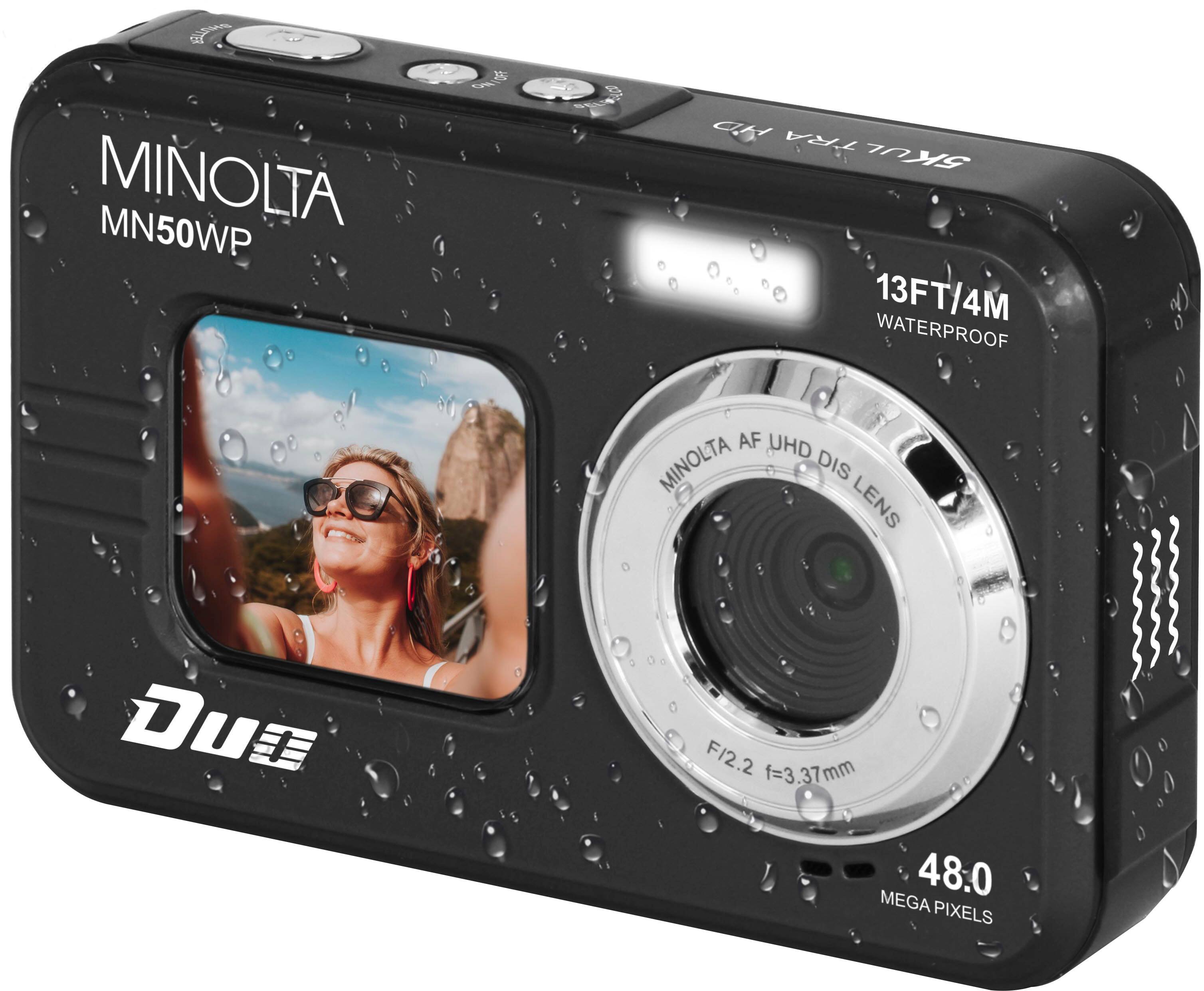 MINOLTA MN50WP   TRA SKUL 13FT/4M 4M WATERPROOF AF UHD MINOLTA DIS LENS F/2.2 f=3.37mm mm 48.0 MEGA PIXELS