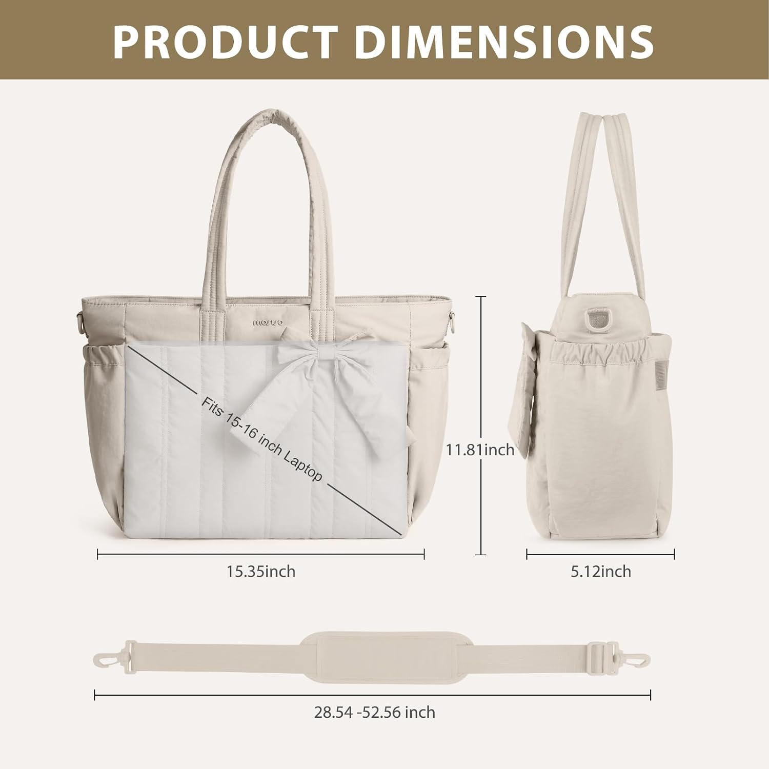 PRODUCT DIMENSIONS

Fits 15-16 inch Laptop

11.81 inch
15.35 inch
5.12 inch
28.54-52.56 inch