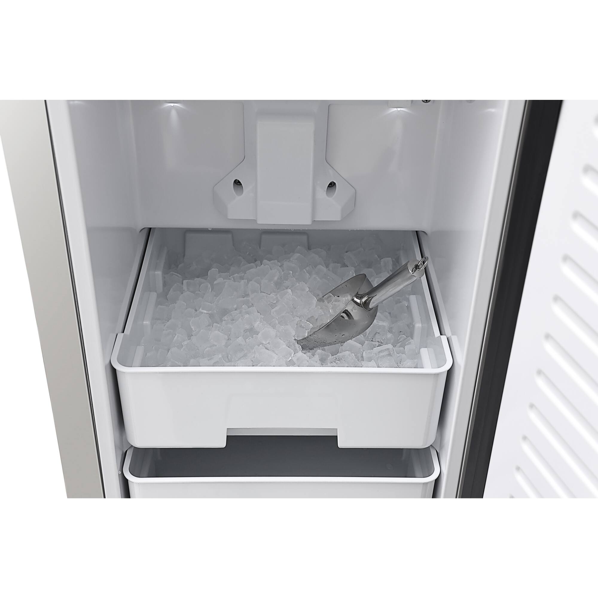 Back. Koolmore - 15 in. Built-in Residential Pearl Ice Nugget Maker, 66lb /day with Drain Pump in Stainless-Steel (KM-BIM66-NSS) - Stainless steel.