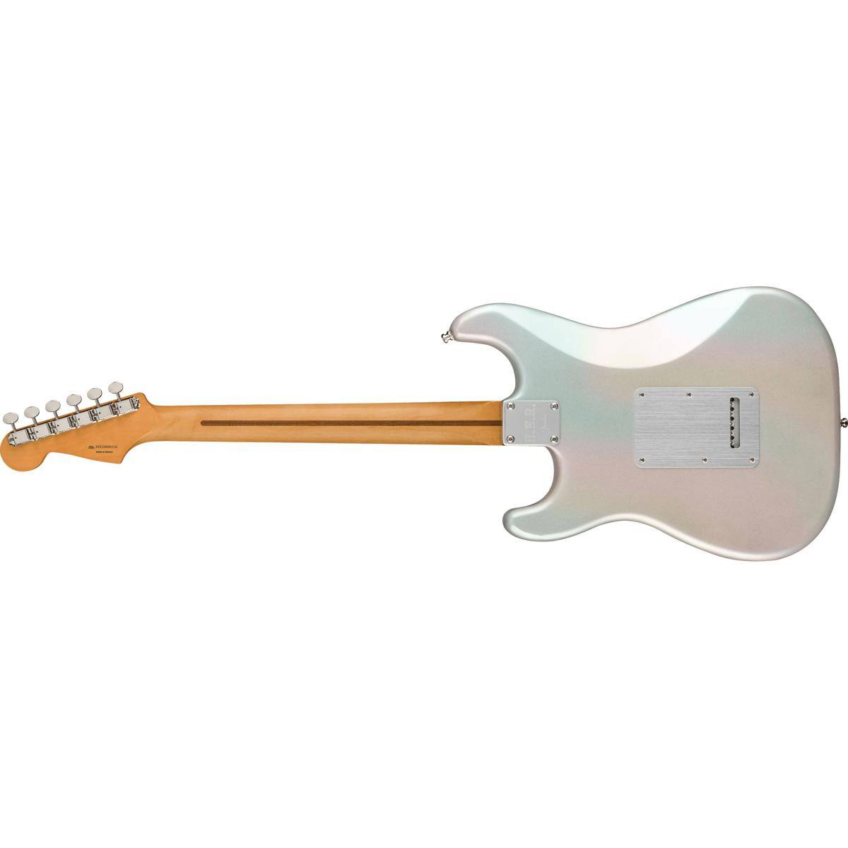 Alt View 1. Fender - Fender H.E.R. Stratocaster Electric Guitar, Maple Fingerboard, Chrome Glow.