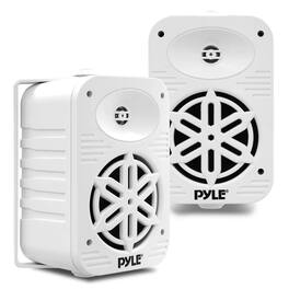 Pyle - PyleUsa Indoor Outdoor Speakers Pair-500 Watt - Black