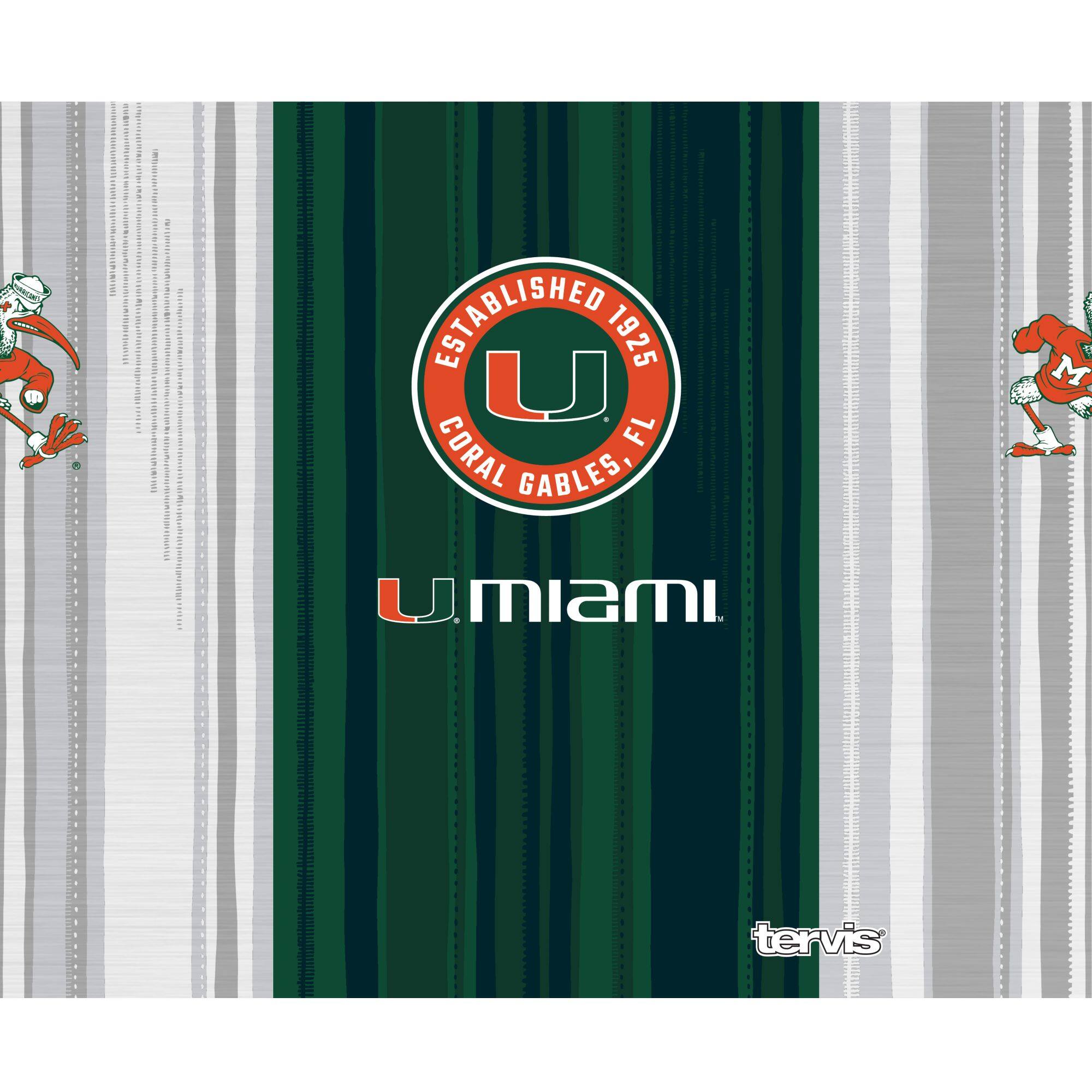 ESTABLISHED 1925  
CORAL GABLES, FL  

U Miami  

tervis