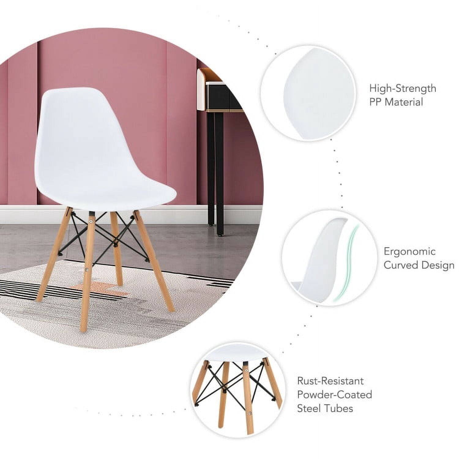 High-Strength PP Material  
Ergonomic Curved Design  
Rust-Resistant Powder-Coated Steel Tubes