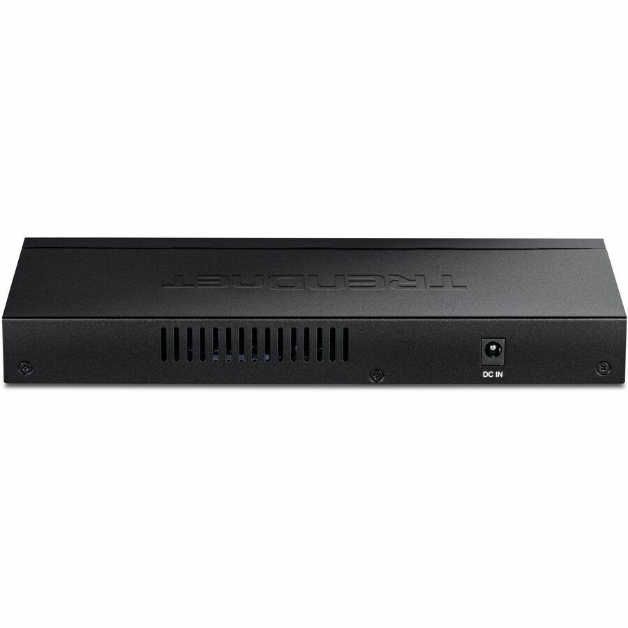 Alt View 3. Trendnet - TRENDnet 8-Port 2.5G PoE++ Switch, TPE-BG380, 8 x 2.5GB PoE++ Ports, 230W Poe Power Budget, 40Gbps Switching Capacity - Black.