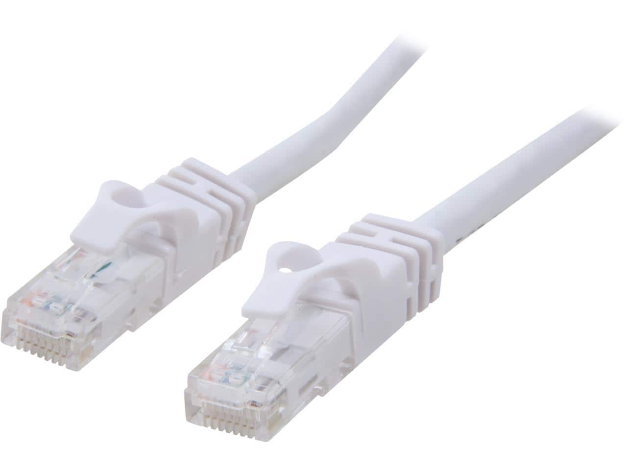 Cables to Go - C2G 27162 Cat6 Cable - Snagless Unshielded Ethernet Network Patch Cable, White (7 Feet, 2.13 Meters)