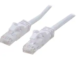 Cables to Go - C2G 27162 Cat6 Cable - Snagless Unshielded Ethernet Network Patch Cable, White (7 Feet, 2.13 Meters)