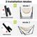 2 Installation Modes
01 Mode 1
1 Hammock chair
2 Hammock
02 Mode 2
1 Hammock