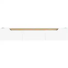 Atelier Mobili - Floating TV Stand for 75 Inch TVs, Modern Entertainment Center - White