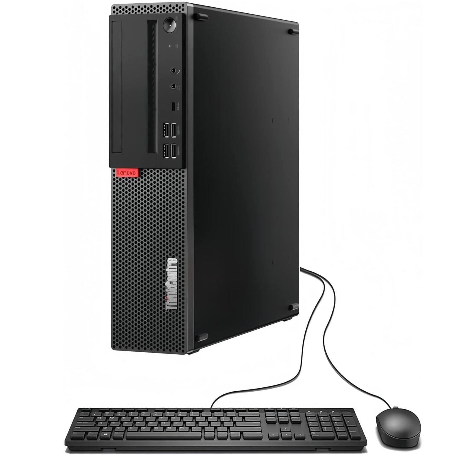 Lenovo - Refurbished Excellent - ThinkCentre M920S SFF Desktop PC, Intel Core i7-8700 up to 4.6Ghz, 32GB DDR4 RAM, 512GB NVMe PCIe SSD, WIN11PRO - Black