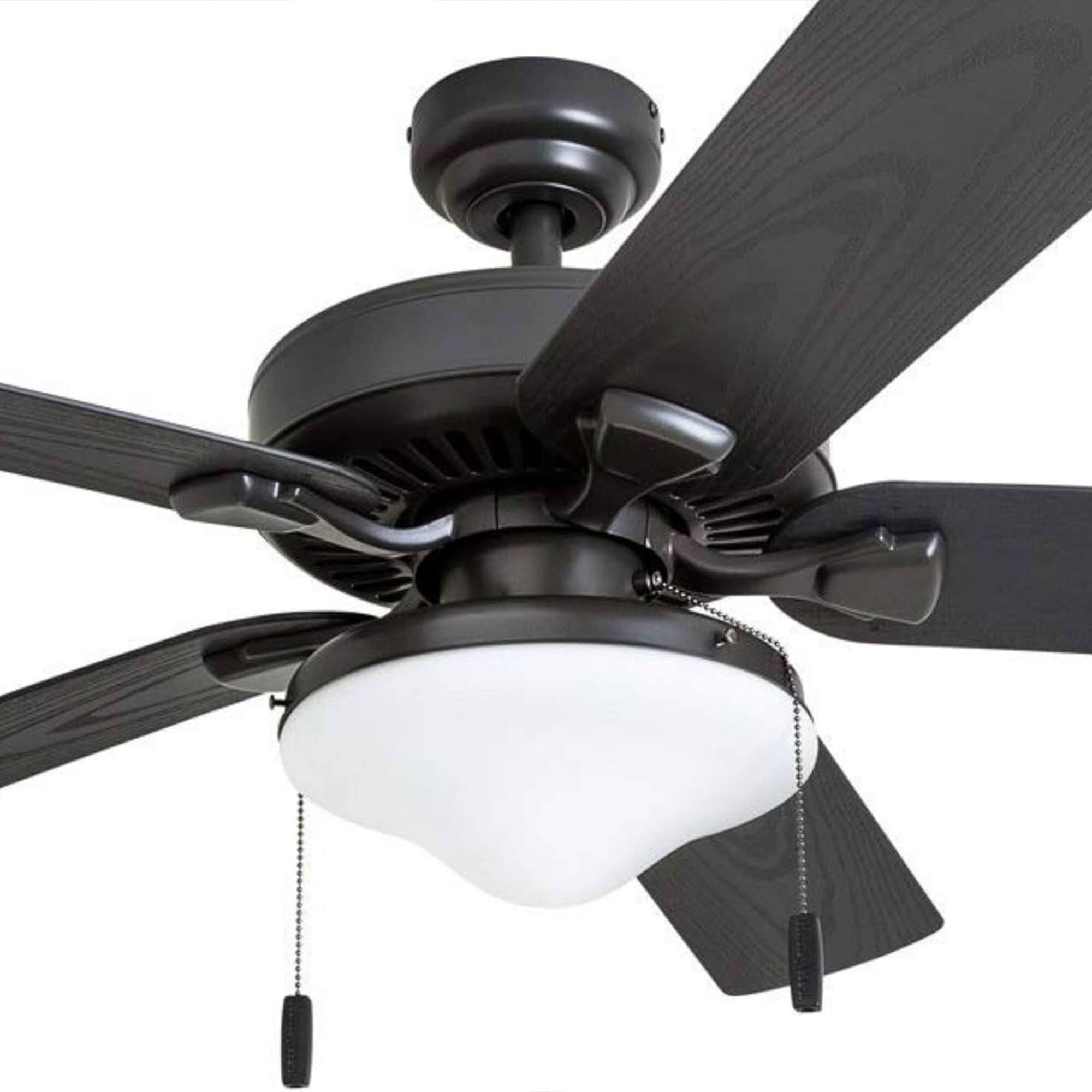 Alt View 6. Honeywell - Honeywell Belmar 52 Inch Indoor Outdoor Ceiling Fan with Pull Chain, Bronze - Bronze.