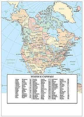Certainly! Here is the corrected and grouped text from the image:

---

**PACIFIC OCEAN**  
**ATLANTIC OCEAN**

**STATES & CAPITALS**

1. Alabama - Montgomery
2. Alaska - Juneau
3. Arizona - Phoenix
4. Arkansas - Little Rock
5. California - Sacramento
6. Colorado - Denver
7. Connecticut - Hartford
8. Delaware - Dover
9. Florida - Tallahassee
10. Georgia - Atlanta
11. Hawaii - Honolulu
12. Idaho - Boise
13. Illinois - Springfield
14. Indiana - Indianapolis
15. Iowa - Des Moines
16. Kansas - Topeka
17. Kentucky - Frankfort
18. Louisiana - Baton Rouge
19. Maine - Augusta
20. Maryland - Annapolis
21. Massachusetts - Boston
22. Michigan - Lansing
23. Minnesota - St. Paul
24. Mississippi - Jackson
25. Missouri - Jefferson City
26. Montana - Helena
27. Nebraska - Lincoln
28. Nevada - Carson City
29. New Hampshire - Concord
30. New Jersey - Trent