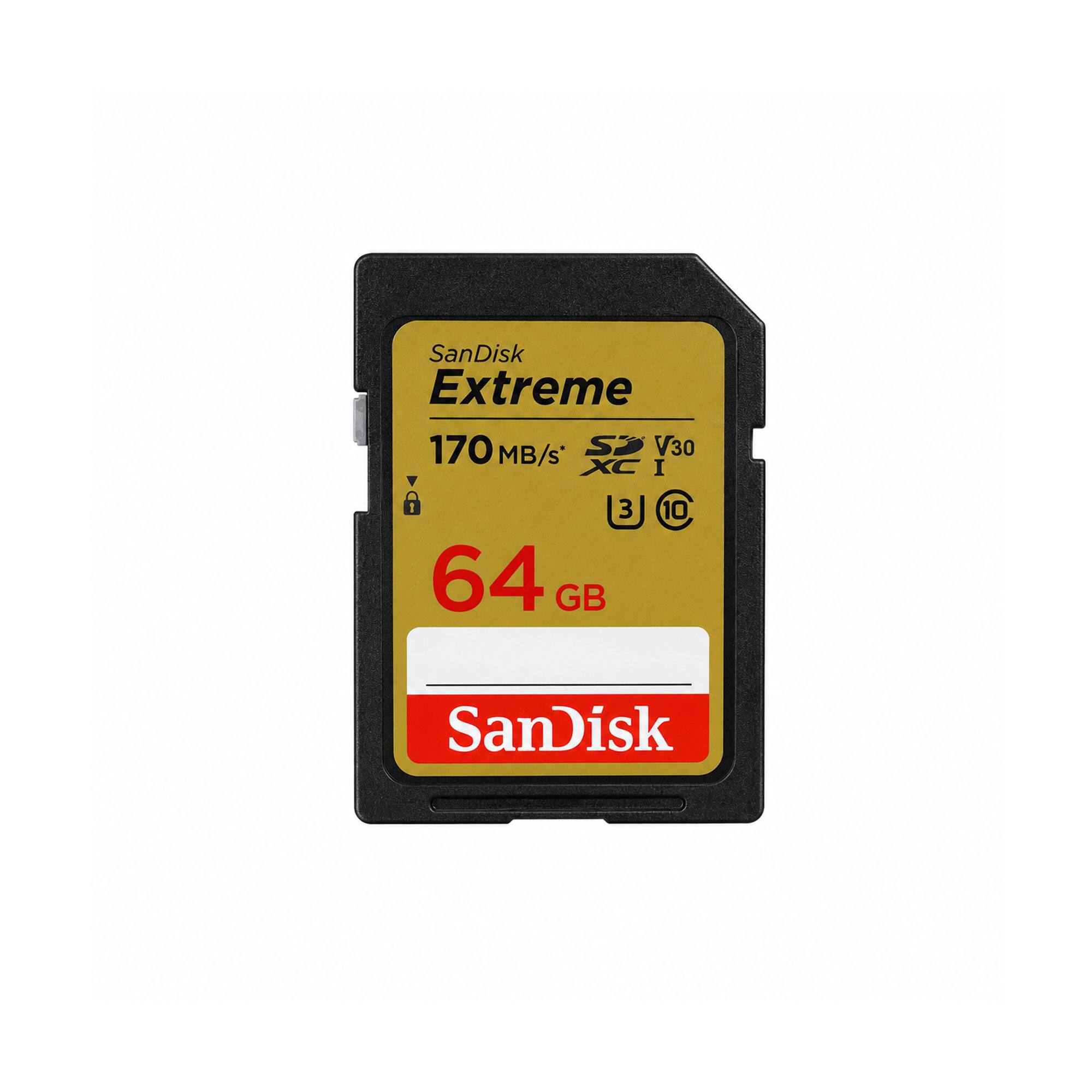 SanDisk Extreme 170 MB/s S V30 XC I 64 GB