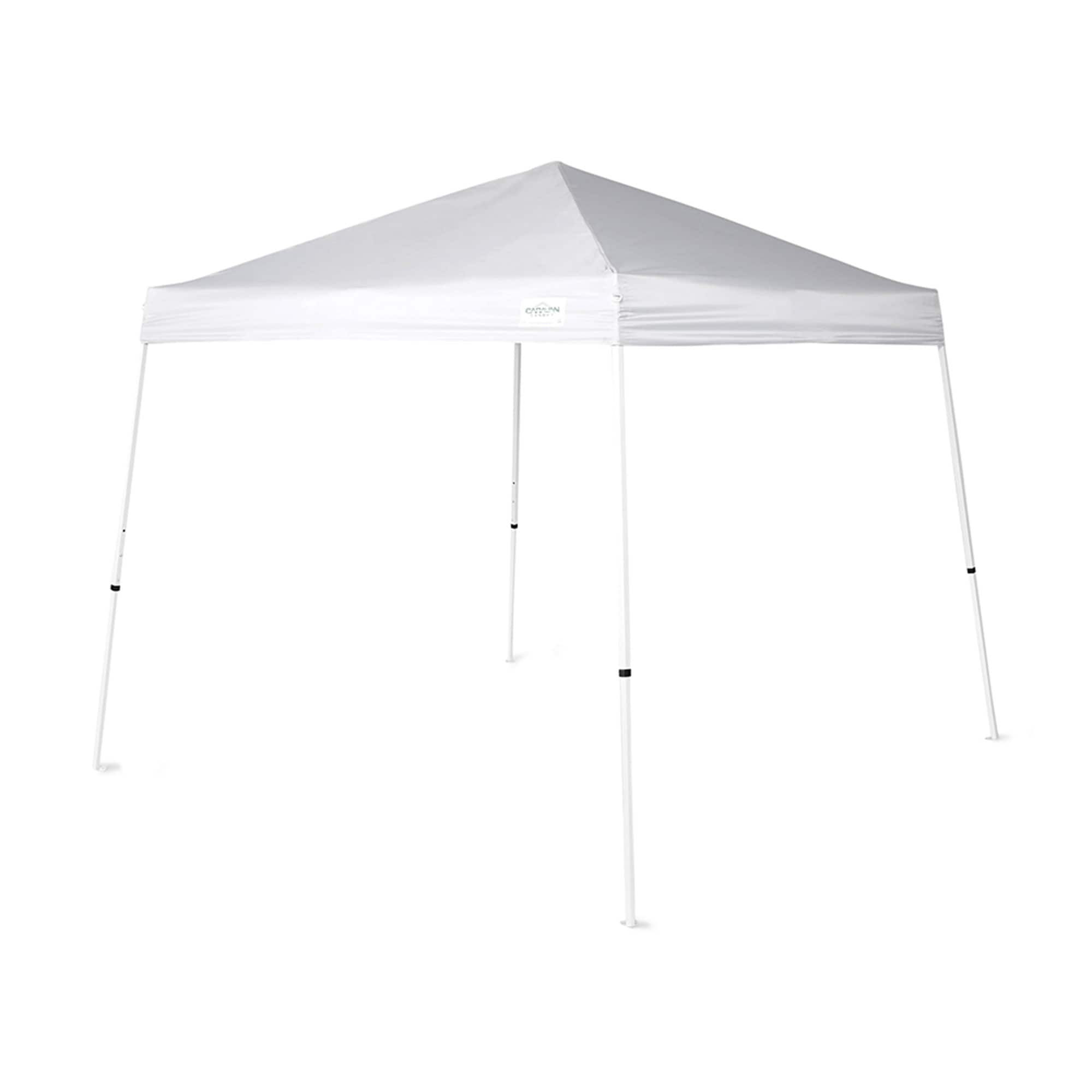 Caravan Canopy - V Series 2 10' x 10' Entry Level Angled Leg Instant Canopy - White