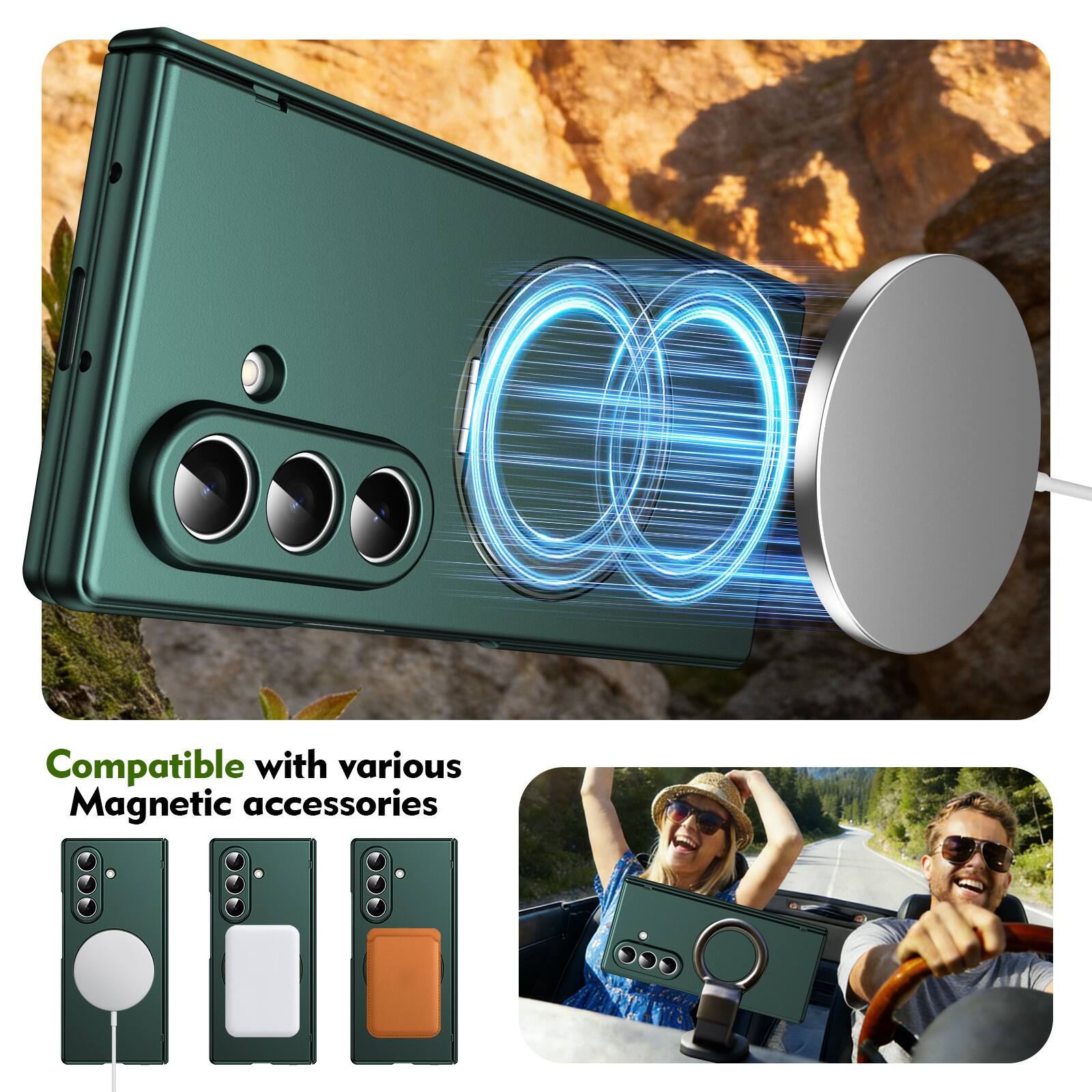 Compatible with various Magnetic accessories