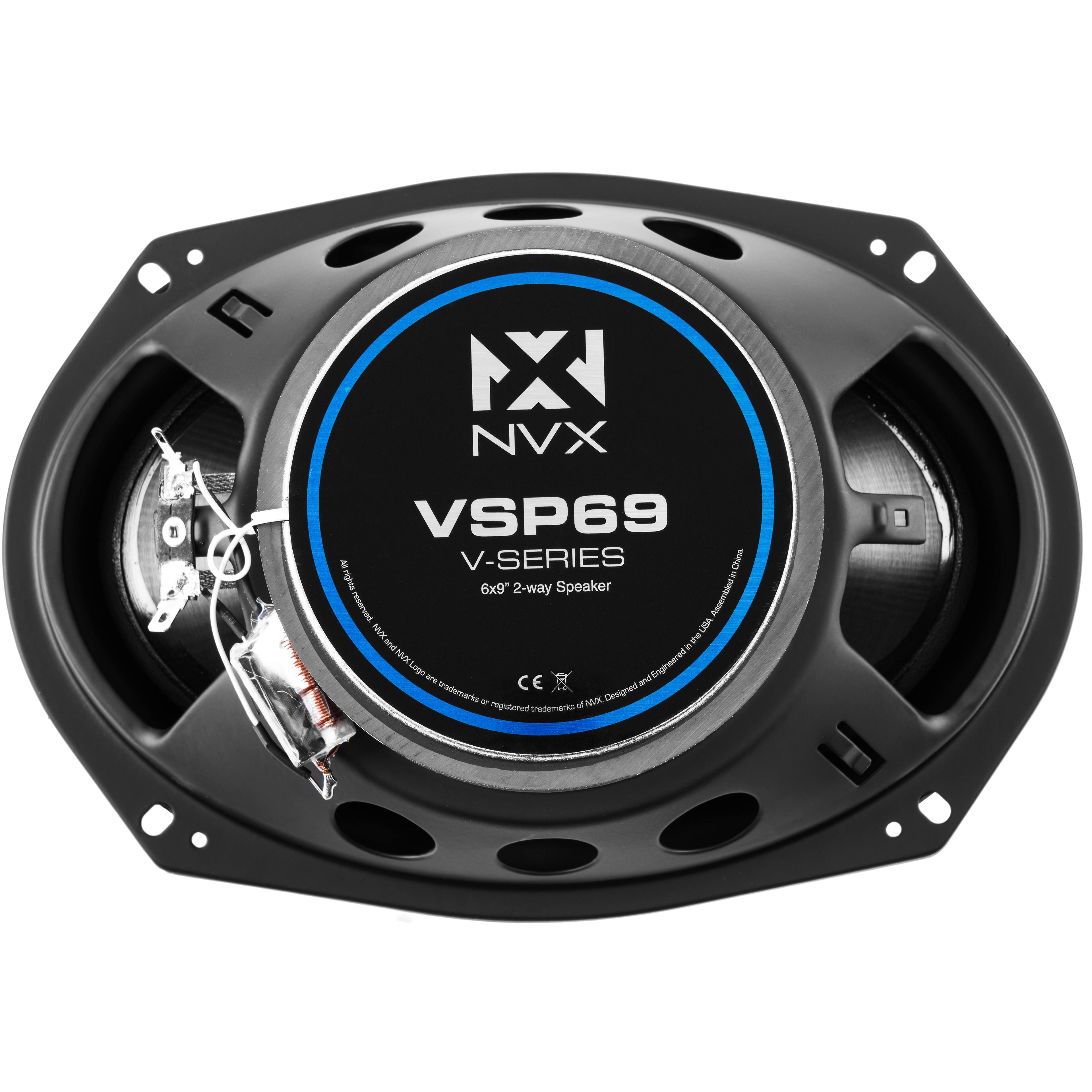NX NVX VSP69 V-SERIES 6x9" 2-way Speaker  
Designed and Engineered in the USA  
Assembled in China  
© 2018 NVX  
CE - Trademarks - a NVX  
Designed and registered trademarks