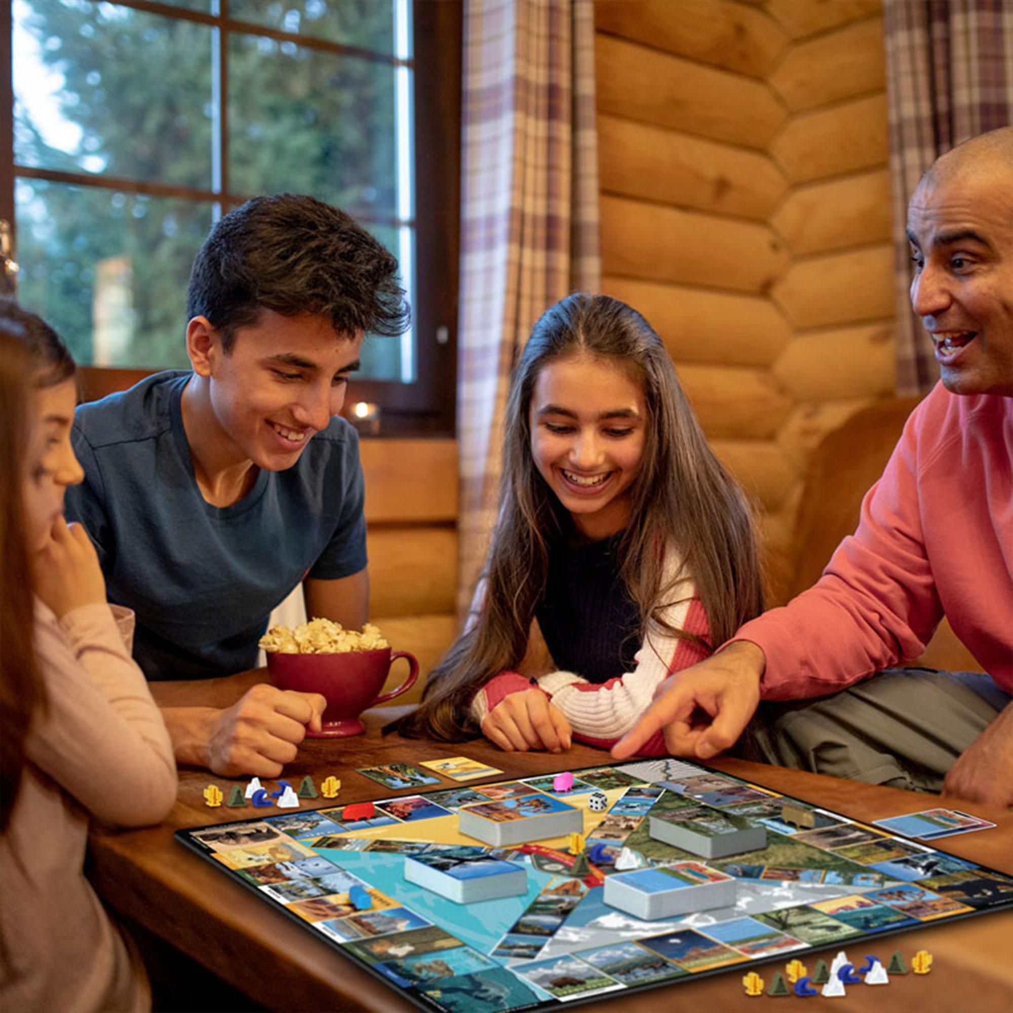 Alt View 5. UT Brands - National Parks Pursuit Family Trivia Board Game | 2+ Players - Green.