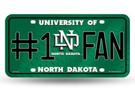 Rico Industries - North Dakota UND #1 Fan Metal License Plate Auto Tag - Multi