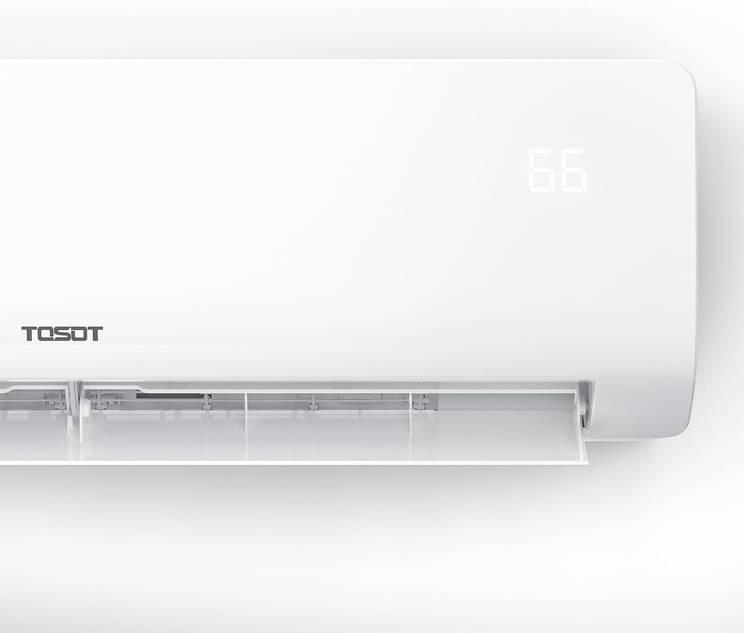 Alt View 3. Tosot - 12,000 BTU Mini-Split Heat Pump Air Conditioner, 230V, 19 SEER2, Wifi-Enabled Ductless Inverter, Cosmo Series - White.