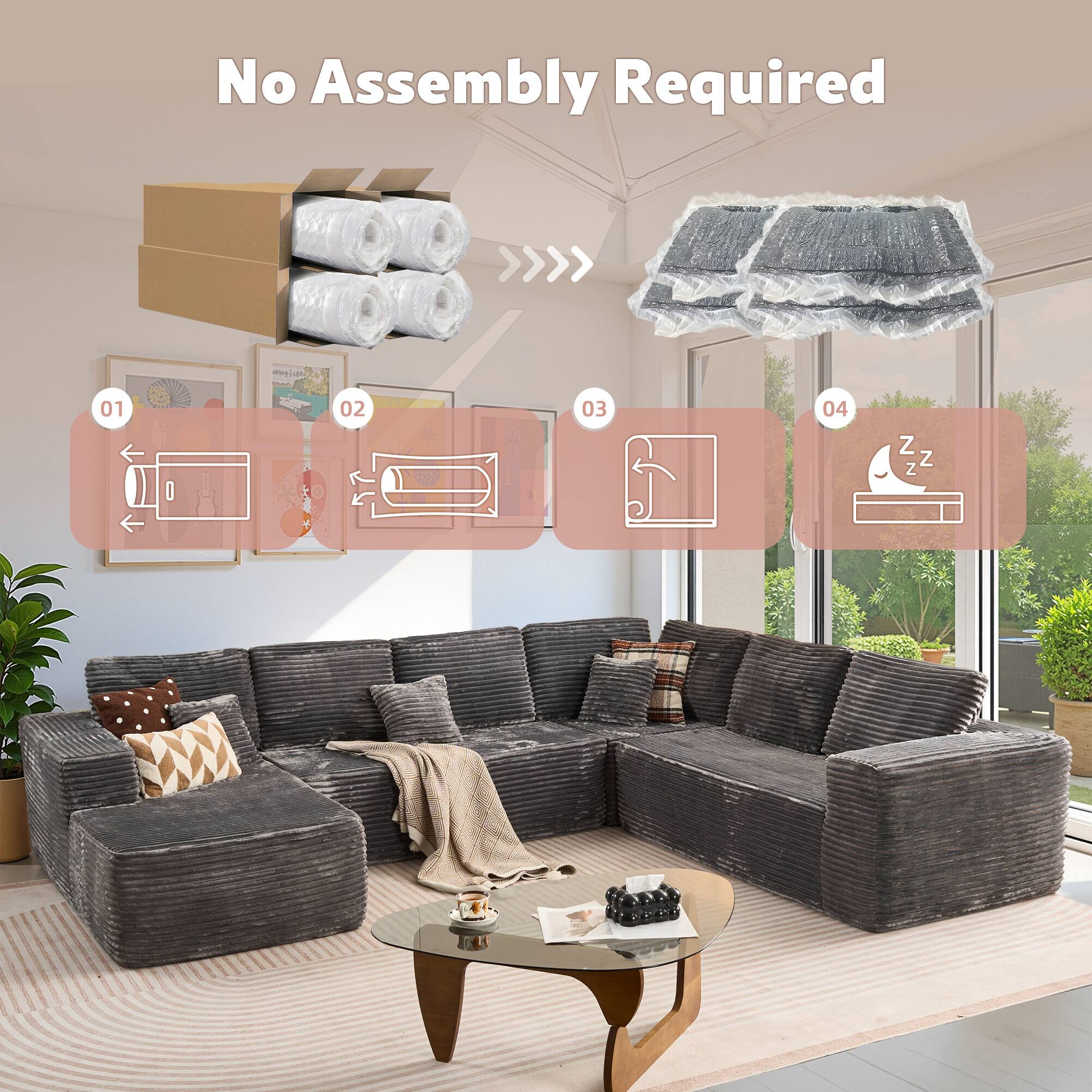 No Assembly Required

01
02
03
04