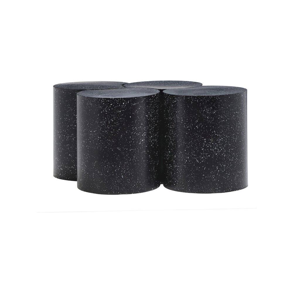 Alt View 1. Meridian Furniture - Dimple Black Coffee Table - Black.