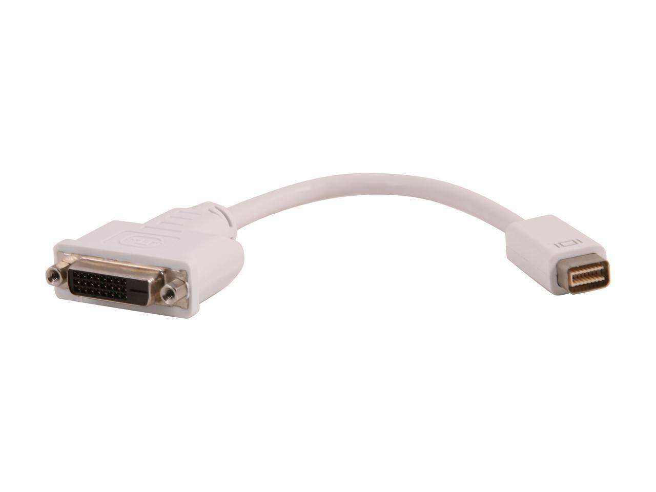 Alt View 1. Nippon Labs - Nippon Labs AD-MDVIM-DVIF White 8.5" Mini DVI Male to DVI Female Adapter Cable, White.