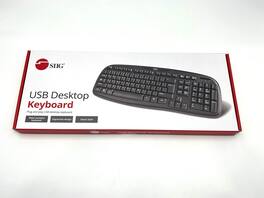 SIIG - SII KB USB Desktop Keyboard JK-US0012-S1 - Black
