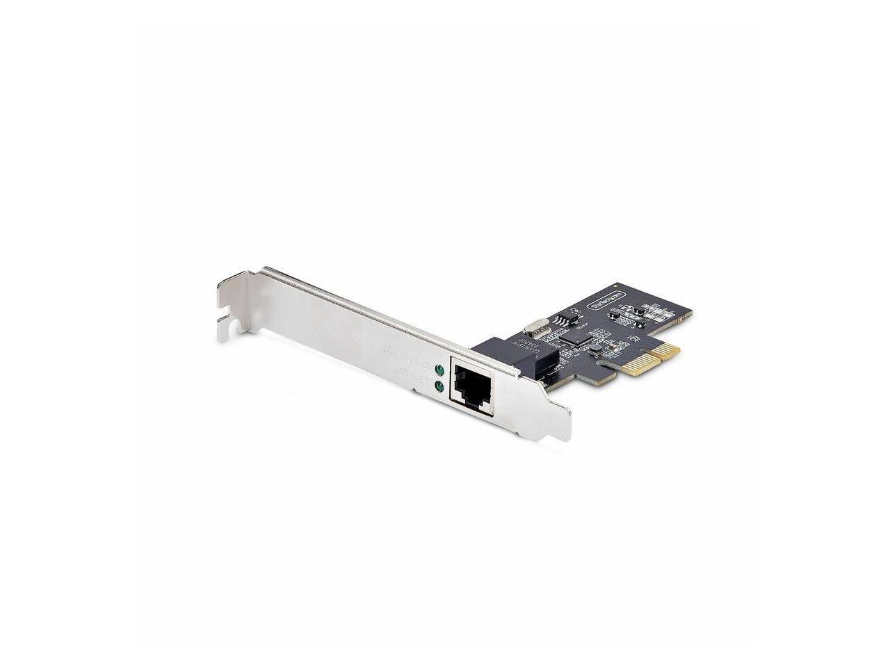 Alt View 3. StarTech.com - StarTech.com 1-Port 2.5G NBASE-T PCIe Network Card Intel®I225-V, Single-Port Ethernet, Multi-Gigabit NIC.