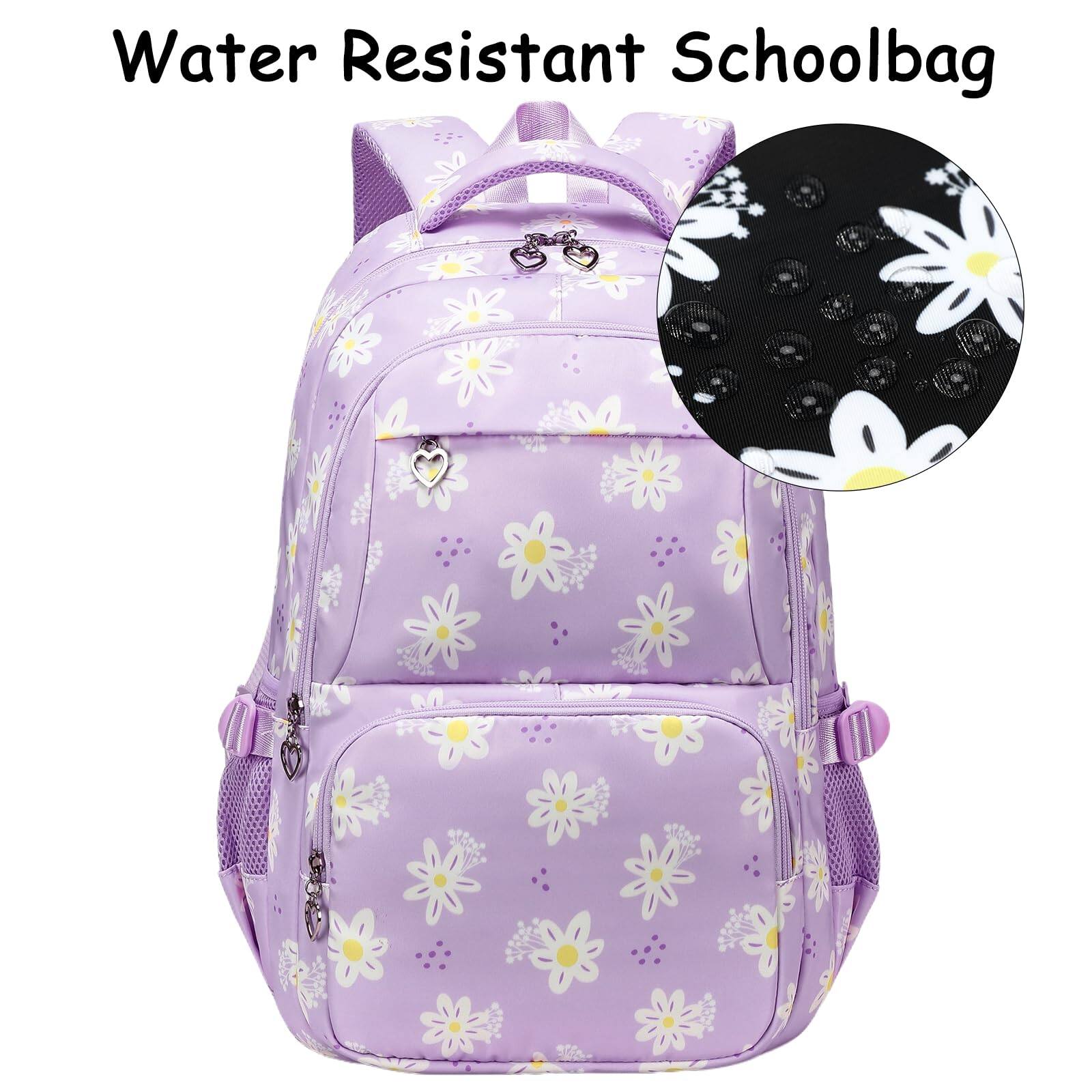 Pacoar Cade Prints School Backpack For With Lunch Box Lightweight Water ...