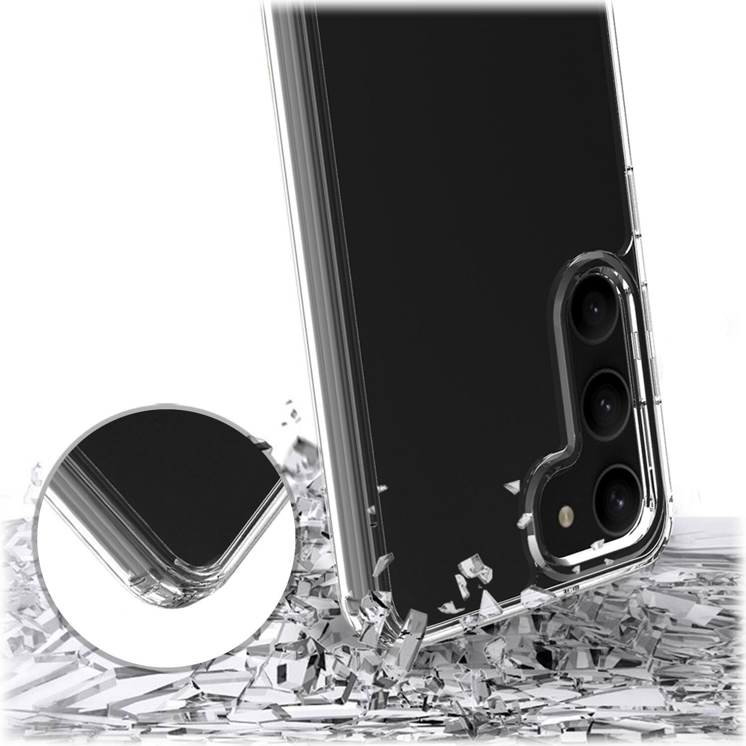 Alt View 14. SaharaCase - Hybrid-Flex Hard Shell Series Case for Samsung Galaxy S23 - Clear.