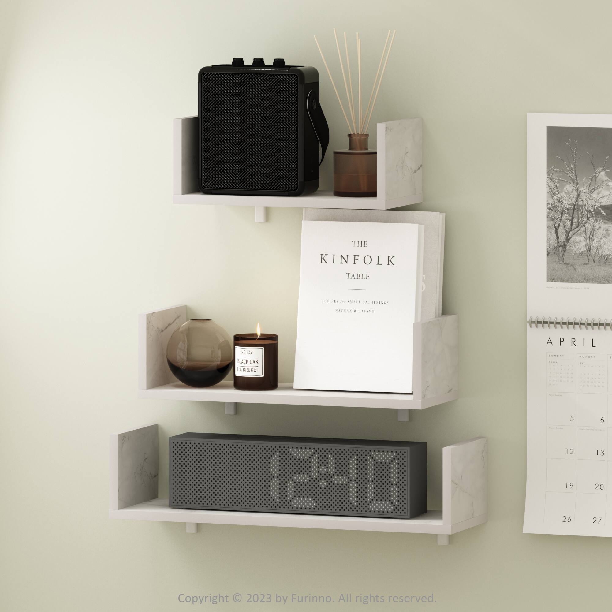 THE KINFOLK TABLE  
NATHAN WILLIAMS  

APRIL  
5 6  
12 13  
19 20  
26 27  

Copyright © 2023 by Furinno. All rights reserved.